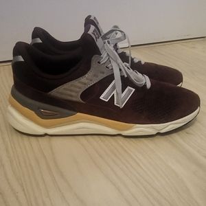 New Balance Mens X90 Sneakers MSX90PNC Purple Burgundy Red Grey